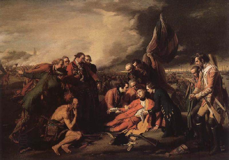 Benjamin West The death of general Wolf China oil painting art